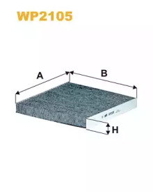 WIX FILTERS wp2105 -  Фильтр воздуха в салоне